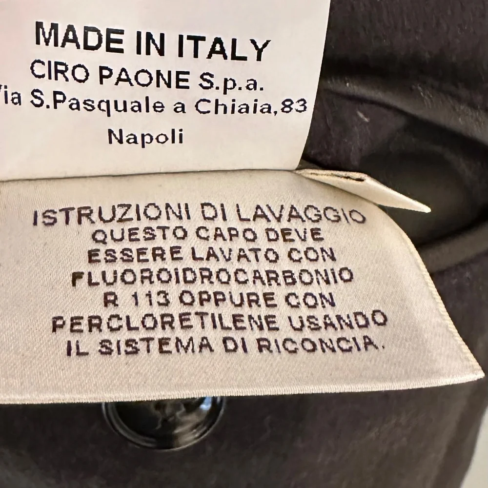 Kiton Lambskin Jacket / Custom Order Mens SZ 50 / 40R US - Picture 15 of 15